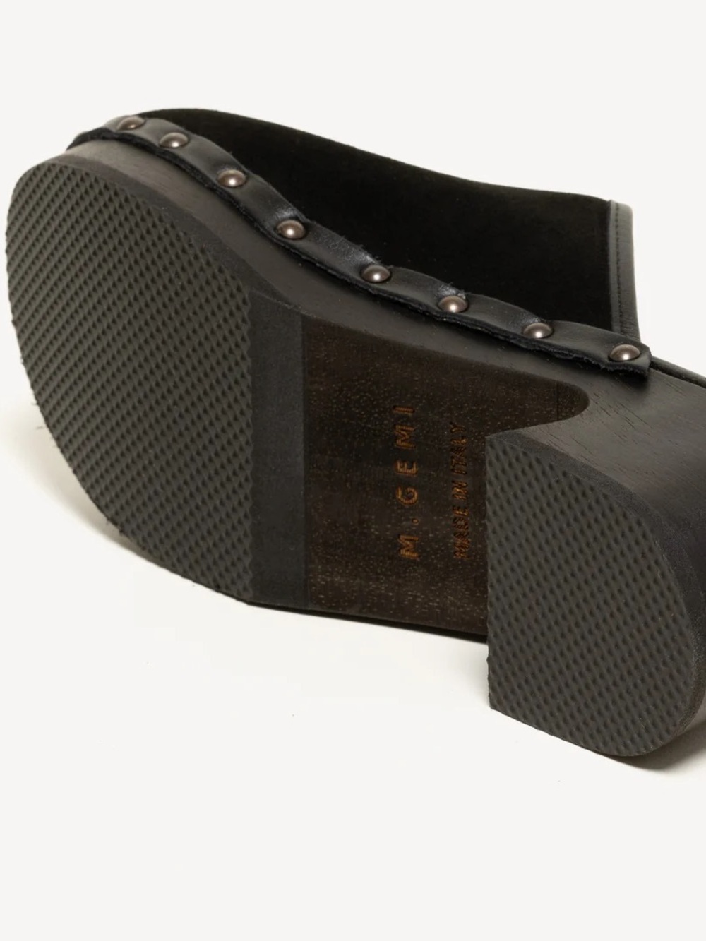 M. GEMI ‘SABA’ SUEDE CLOG - Picture 8 of 9